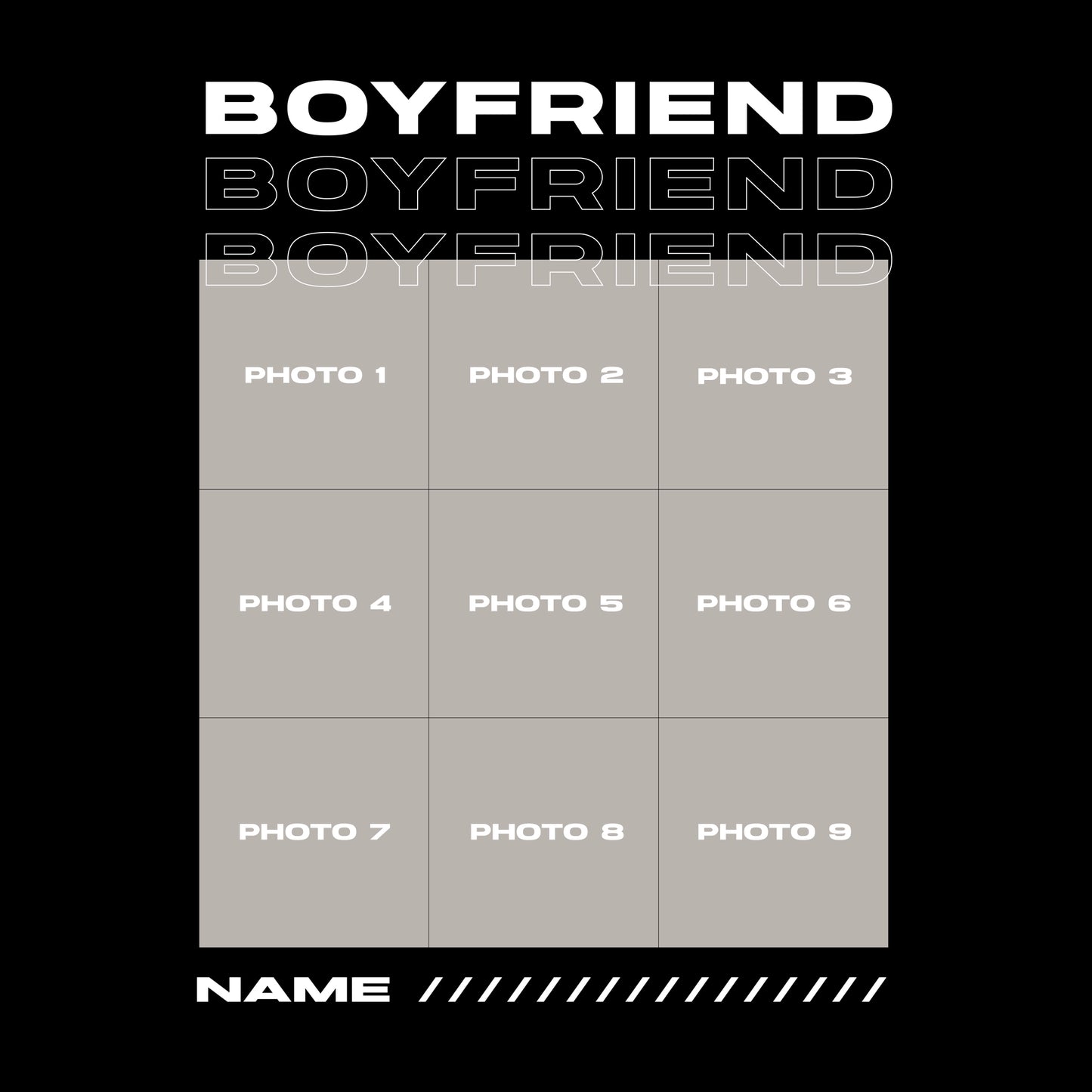 T-shirt "BOYFRIEND"